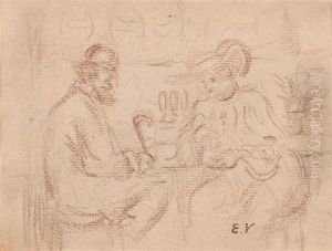 La Conversation by Jean-Edouard Vuillard