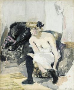 La Femme Au Bas Noirs