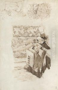 Nature Morte Au Journal De < Paris > by Jean-Edouard Vuillard