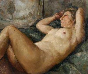 Liegender Akt by Jean-Edouard Vuillard