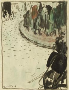 Scene De Rue by Jean-Edouard Vuillard