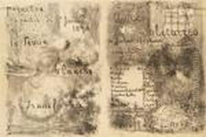 La Revue Blanche Transformee / Mes Solitaires. by Jean-Edouard Vuillard