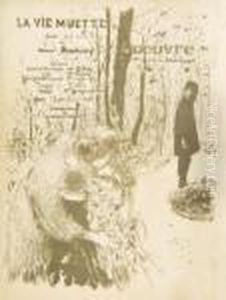 La Vie Muette. Programme Pour Le Theatre De L'oeuvre. by Jean-Edouard Vuillard