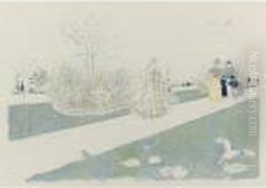 Le Jardin De Tuileries by Jean-Edouard Vuillard