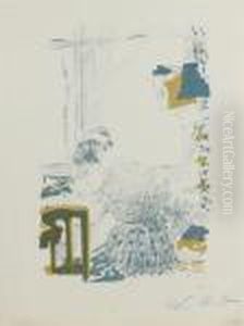 La Couturiere by Jean-Edouard Vuillard