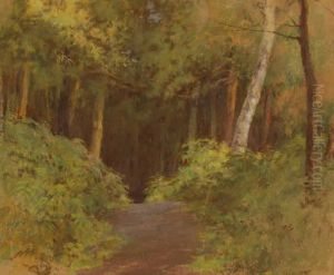 A Sunny Woodland Glade by Jean-Edouard Vuillard