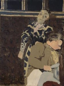 Marie Reveuse Et Sa Mere
Avec Le Cachet De L'atelier by Jean-Edouard Vuillard