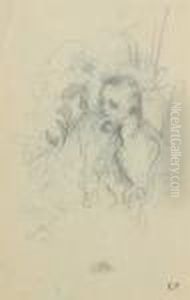 Portrait D'homme Au Telephone