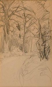 Chemin En Foret by Jean-Edouard Vuillard