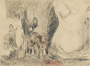 Nature Morte Aux Fleurs by Jean-Edouard Vuillard