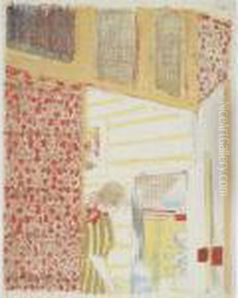 Interior Aux Tentures Roses Iii - view 1