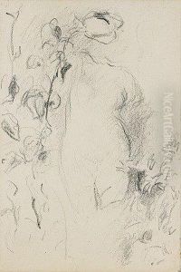 Buste Et Fleurs by Jean-Edouard Vuillard