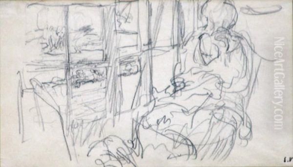  Madame Hessel A La Fenetre Du Chateaudes Clayes  - view 1