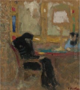 La Conversation by Jean-Edouard Vuillard