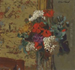 Geraniums Et Boules-de-neige by Jean-Edouard Vuillard