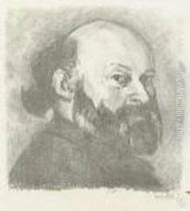 Portrait De Cezanne (roger-marx 51) by Jean-Edouard Vuillard