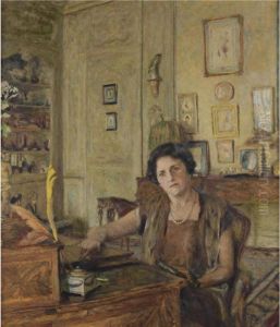 Portrait De La Comtesse Raoul De Ricci by Jean-Edouard Vuillard