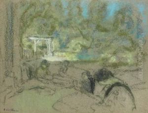 Femmes Dans Un Parc, Vers 1910 by Jean-Edouard Vuillard