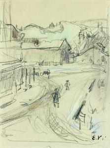 Etude De Rue by Jean-Edouard Vuillard