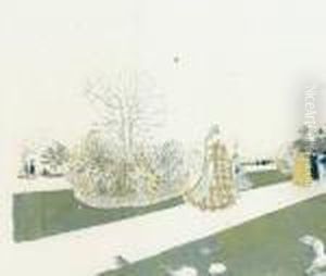 Le Jardin Des Tuileries by Jean-Edouard Vuillard