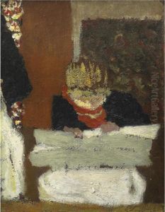 Jeune Femme Cousant