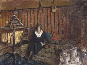 Madame Fried Reveuse by Jean-Edouard Vuillard