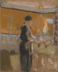 Madame Hessel Arrangeant Des Fleurs