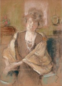 Jeune Femme Au Chale by Jean-Edouard Vuillard
