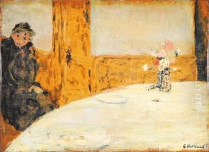 Les Roses D'anniversaire Du Mariage by Jean-Edouard Vuillard