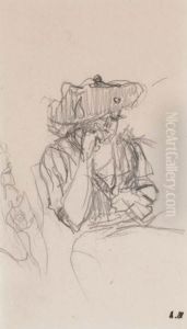 Portrait De Lucy Hessel by Jean-Edouard Vuillard