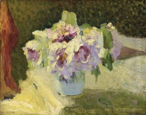 Vase De Fleurs by Jean-Edouard Vuillard