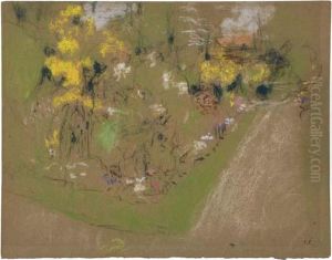 Jardin Du Clos Cezanne by Jean-Edouard Vuillard