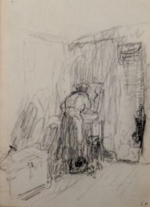 Femme Devant Un Miroir
