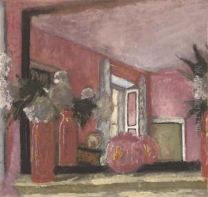 Reflexions Dans Le Mirroir Au-dessus De La Cheminee by Jean-Edouard Vuillard