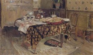 La Table Mise by Jean-Edouard Vuillard