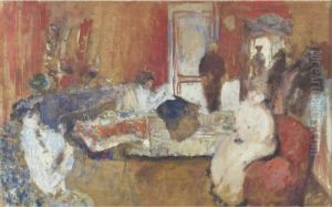 Dans La Chambre Rouge by Jean-Edouard Vuillard