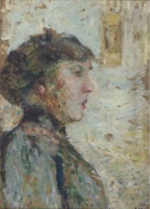 Portrait D'une Femme De Profil by Jean-Edouard Vuillard