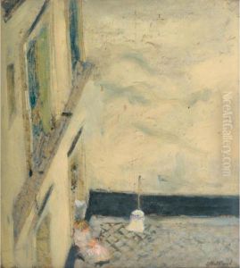 Le Balai Dans La Cour 346 Rue Saint-honore by Jean-Edouard Vuillard