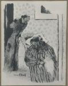 Interior (the Nurse) by Jean-Edouard Vuillard