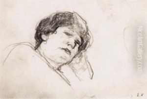 Lucy Hessel, Study For "at Rest" by Jean-Edouard Vuillard