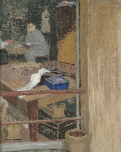 View Through A Window by Jean-Edouard Vuillard