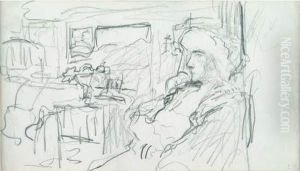 Femme Dans Un Interieur by Jean-Edouard Vuillard
