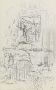 Interieur by Jean-Edouard Vuillard