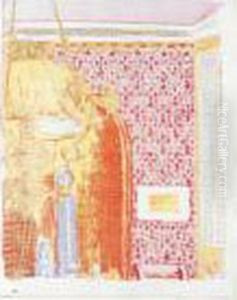 Interieur Aux Teintures Roses Ii (roger-marx 37) by Jean-Edouard Vuillard