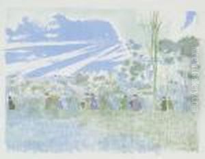 A Travers Champs by Jean-Edouard Vuillard