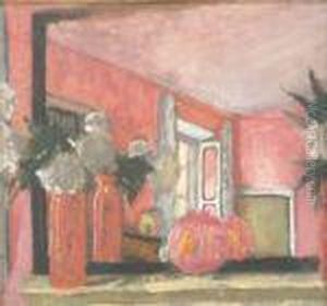 Still Life On Amantelpiece by Jean-Edouard Vuillard