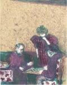 La Partie De Dames, From Paysages Et Interieurs by Jean-Edouard Vuillard
