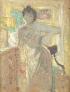 Madame Hessel, 'lamain Sur La Hanche' by Jean-Edouard Vuillard