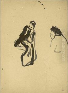 La Rencontre by Jean-Edouard Vuillard