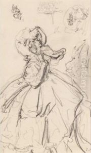 Etude Pour La Comedie Classique by Jean-Edouard Vuillard